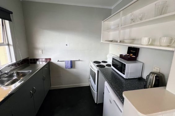 Deluxe 1-Bedroom Unit kitchen